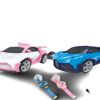 HKM-891283 Mini Watch Remote Control Car for Kids - USB Charging, Indoor/Outdoor Fun, Multi-Function Toy