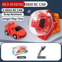 HKM-891283 Mini Watch Remote Control Car for Kids - USB Charging, Indoor/Outdoor Fun, Multi-Function Toy
