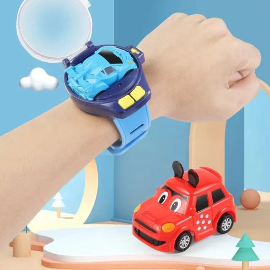 HKM-891283 Mini Watch Remote Control Car for Kids - USB Charging, Indoor/Outdoor Fun, Multi-Function Toy