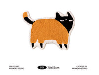 HKM-891347 Cute Cat Non-slip Absorbent Cartoon Carpet in Various Sizes
