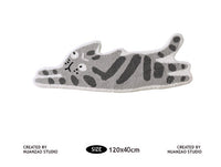 HKM-891347 Cute Cat Non-slip Absorbent Cartoon Carpet in Various Sizes