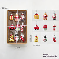HKM-891411 Christmas Decorative Glass Snowman Pendant – National and Modern Styles