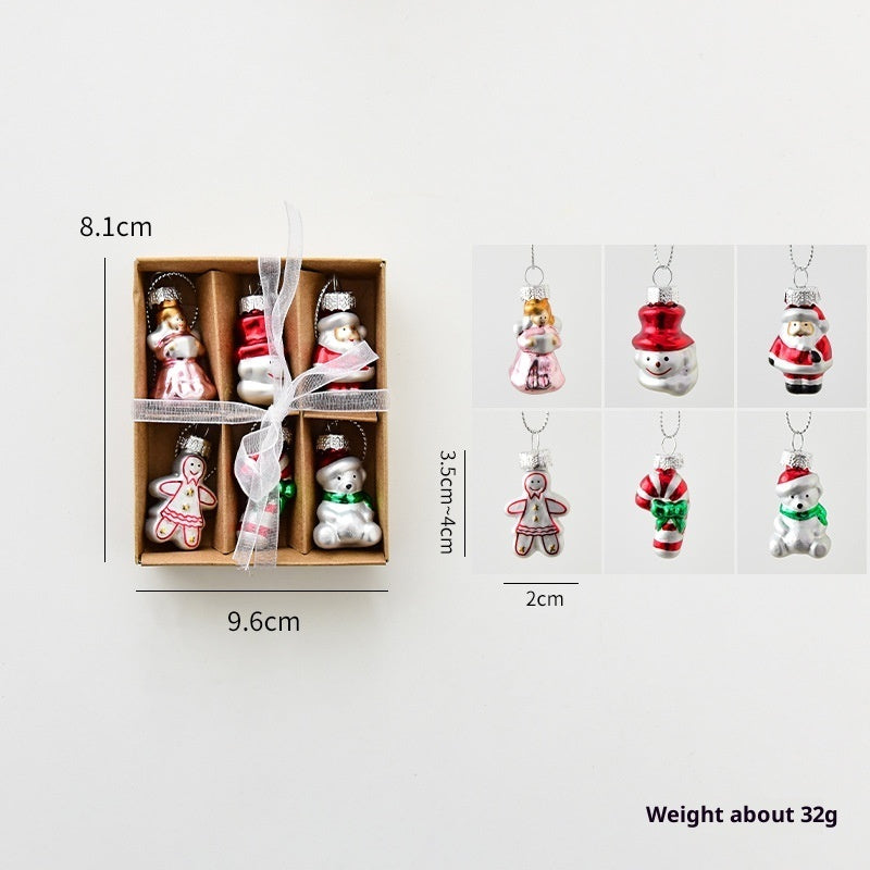 HKM-891411 Christmas Decorative Glass Snowman Pendant – National and Modern Styles