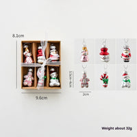 HKM-891411 Christmas Decorative Glass Snowman Pendant – National and Modern Styles