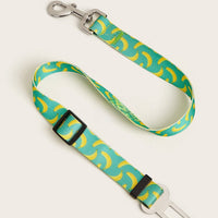 HKM-891411 Nylon Printed Pet Car Seat Belt with Hand Holding Rope for Dogs and Cats