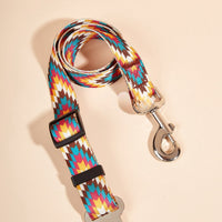HKM-891411 Nylon Printed Pet Car Seat Belt with Hand Holding Rope for Dogs and Cats