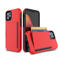 HKM-891539 Candy Color Silicone Card Case for Apple Devices - Fashionable Wallet Style with Clamshell Insert