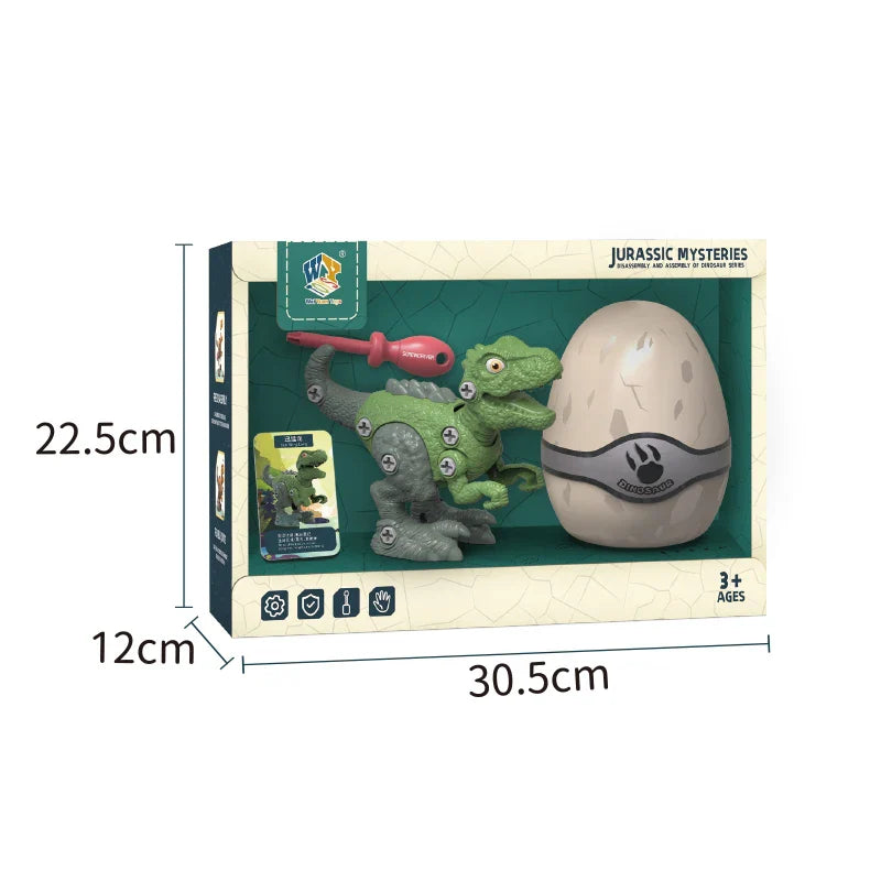 HKM-891539 DIY Take Apart Dinosaur Toy with Electric Screwdriver for Kids Ages 3 and Up