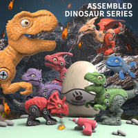 HKM-891539 DIY Take Apart Dinosaur Toy with Electric Screwdriver for Kids Ages 3 and Up