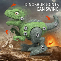 HKM-891539 DIY Take Apart Dinosaur Toy with Electric Screwdriver for Kids Ages 3 and Up