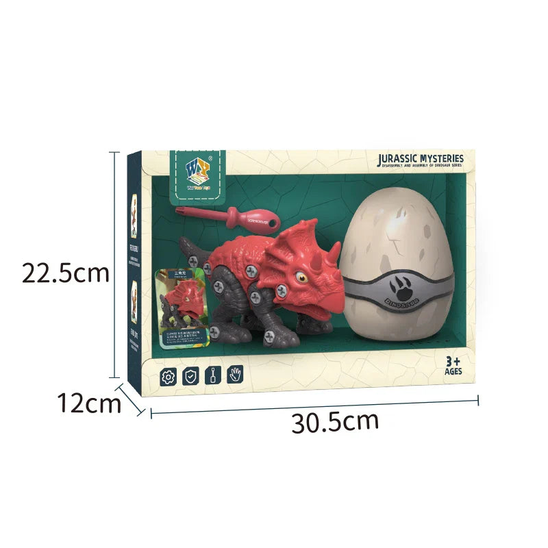 HKM-891539 DIY Take Apart Dinosaur Toy with Electric Screwdriver for Kids Ages 3 and Up