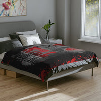 HKM-891603 Cozy Cartoon Flannel Blanket - Soft Polyester for All Seasons