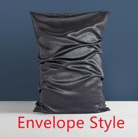 HKM-891667 Double-Sided Mulberry Silk Heavy Sleep Pillowcase - Luxury Bedding with Satin Weaving, Available in Various Colors