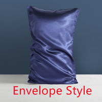 HKM-891667 Double-Sided Mulberry Silk Heavy Sleep Pillowcase - Luxury Bedding with Satin Weaving, Available in Various Colors