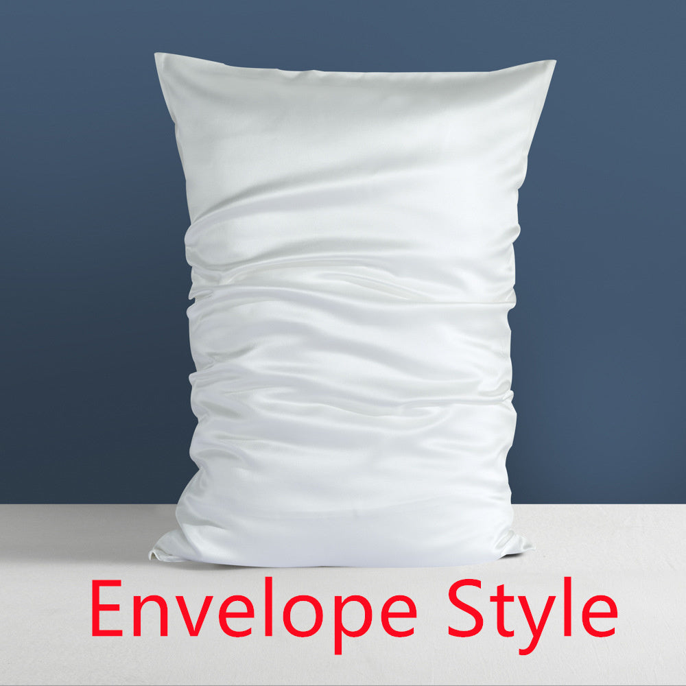 HKM-891667 Double-Sided Mulberry Silk Heavy Sleep Pillowcase - Luxury Bedding with Satin Weaving, Available in Various Colors