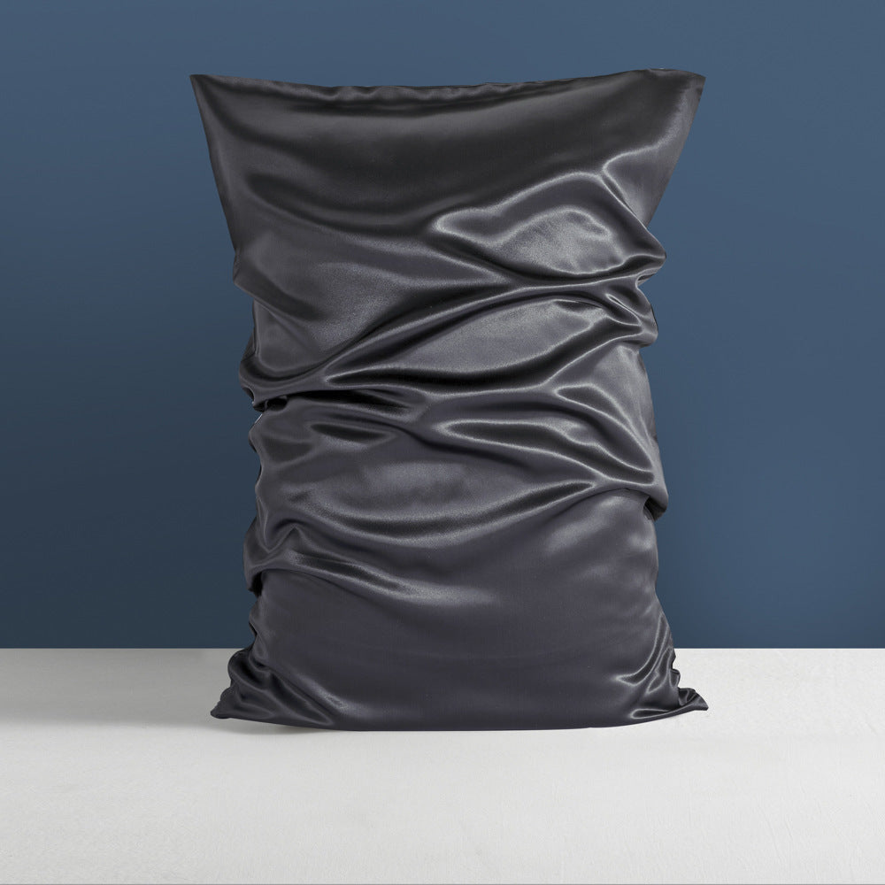 HKM-891667 Double-Sided Mulberry Silk Heavy Sleep Pillowcase - Luxury Bedding with Satin Weaving, Available in Various Colors