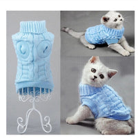 HKM-891859 Cozy Acrylic Dog Sweater in Yellow, Black, Gray, and Red for All Sizes