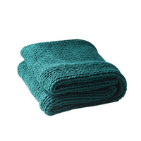 HKM-891859 Sofa Lunch Break Knitted Office Nap Blanket - Soft Acrylic, Casual Use, 130x160cm, Multi-Color Options