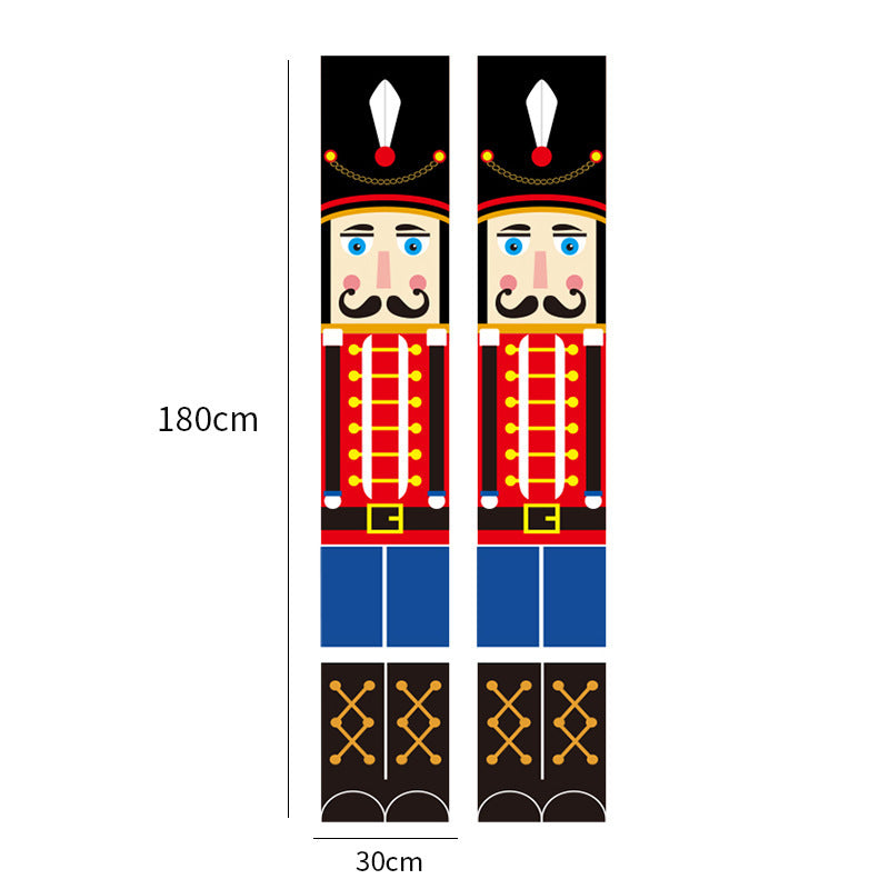 HKM-892051 Christmas Oxford Cloth Layout Props – Festive Decorative Ornaments for Home