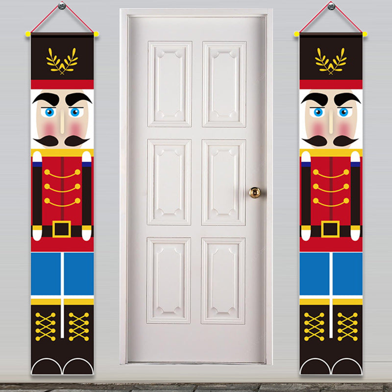 HKM-892051 Christmas Oxford Cloth Layout Props – Festive Decorative Ornaments for Home