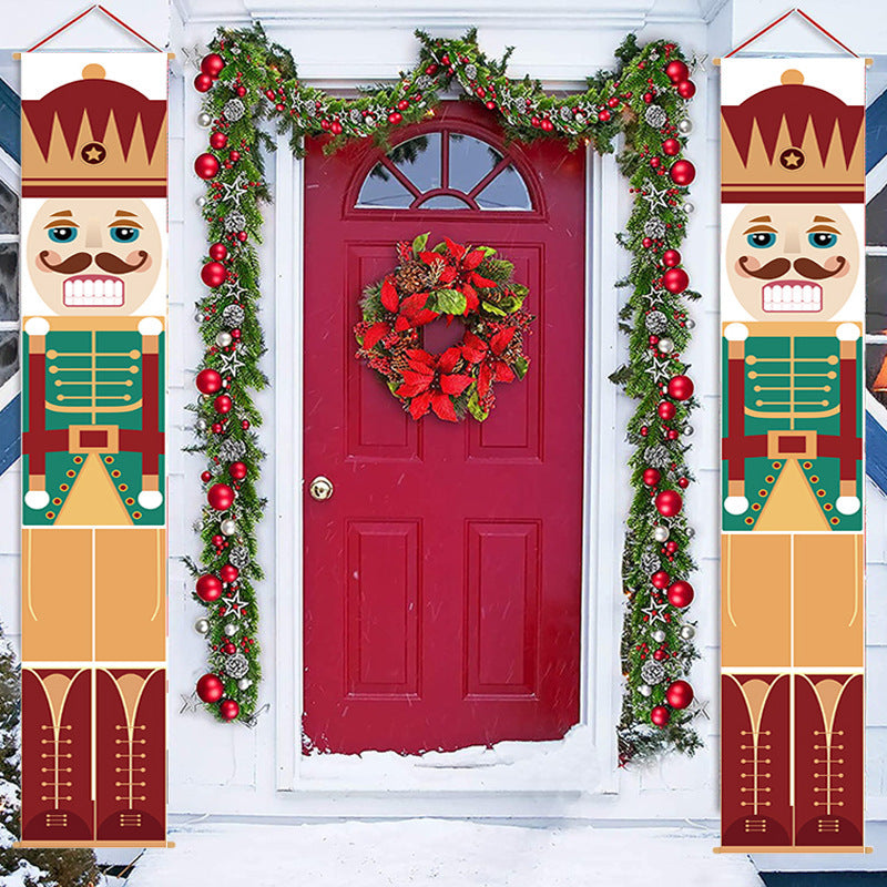 HKM-892051 Christmas Oxford Cloth Layout Props – Festive Decorative Ornaments for Home