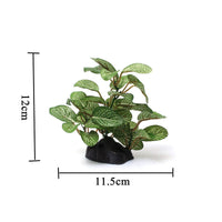 HKM-892115 Aquatic Plant Simulation Decoration for Fish Tanks – Shamrock Clover, Sunken Wood, and Elliptical Leaves