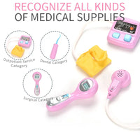 HKM-892115 Portable Doctor Role Play Toy Set for Kids, Educational Pretend Play for Ages 2-7