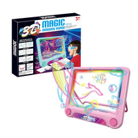 HKM-892243 3D Magic Drawing Board with LED Light for Kids - Creative Art Toy for Ages 2-4