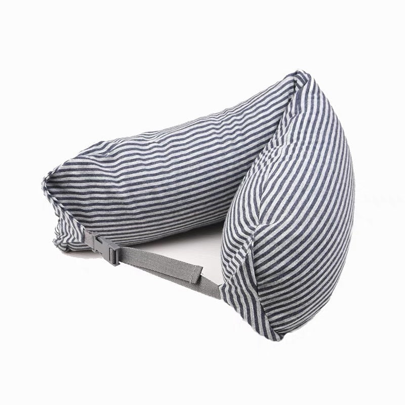 HKM-892243 U-Shaped Neck Pillow in Various Colors with Cotton Fabric and Food-Grade Foam Filler
