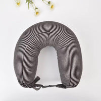 HKM-892243 U-Shaped Neck Pillow in Various Colors with Cotton Fabric and Food-Grade Foam Filler