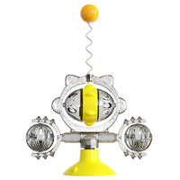 HKM-892307 Colorful Cat Pinwheel Toy with Sucker and Leaky Ball