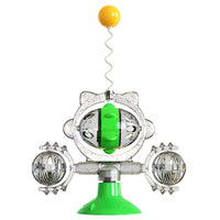 HKM-892307 Colorful Cat Pinwheel Toy with Sucker and Leaky Ball