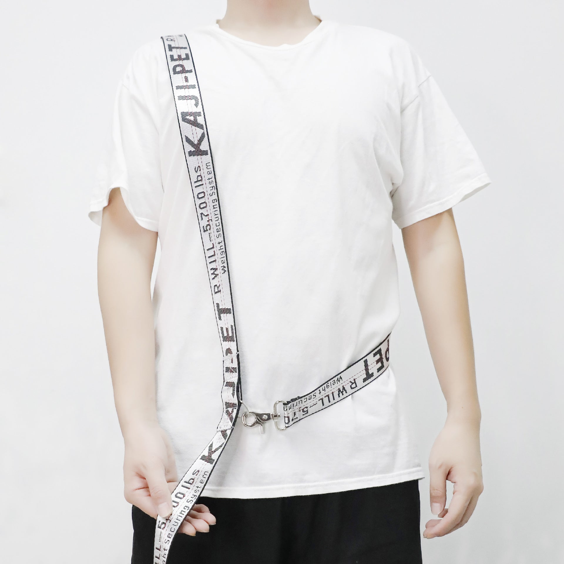 HKM-892435 Multifunctional Nylon Pet Traction Pulling Belt with Adjustable Shoulder Straps
