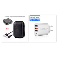 HKM-892499 Folding 3-in-1 Magnetic Wireless Charger Stand for Qi-Enabled Devices