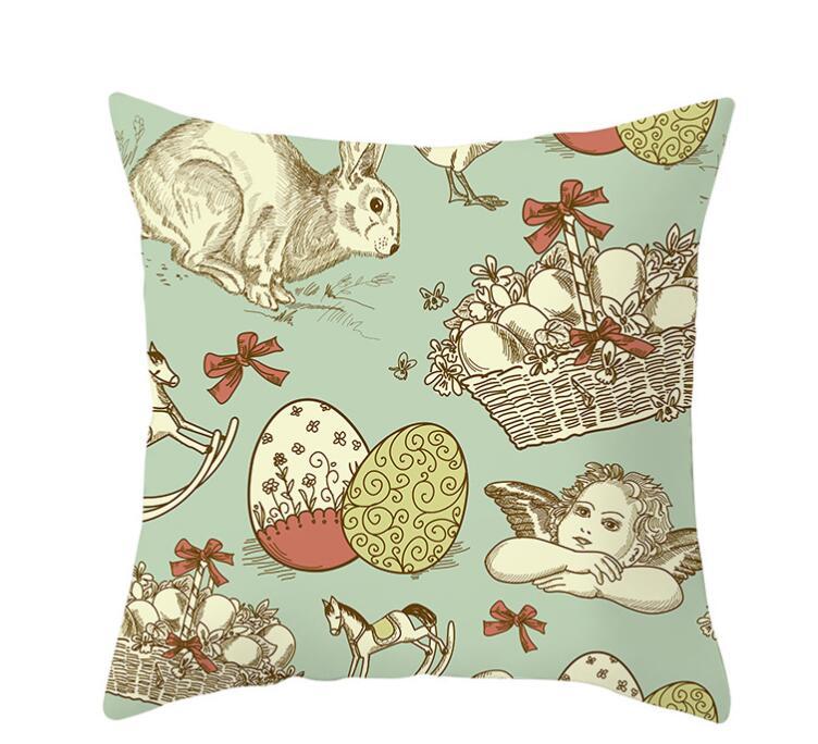HKM-892499 Single-Sided Brushed Plain Weave Pillowcase - 45x45cm, Hand-Stitched, Digital Printing