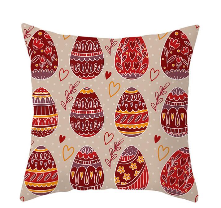 HKM-892499 Single-Sided Brushed Plain Weave Pillowcase - 45x45cm, Hand-Stitched, Digital Printing
