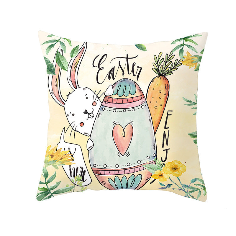 HKM-892499 Single-Sided Brushed Plain Weave Pillowcase - 45x45cm, Hand-Stitched, Digital Printing