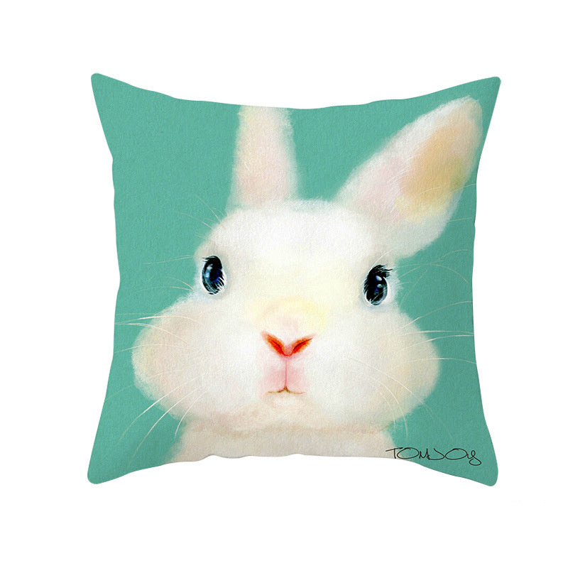 HKM-892499 Single-Sided Brushed Plain Weave Pillowcase - 45x45cm, Hand-Stitched, Digital Printing