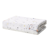 HKM-892755 Soft Bamboo Fiber Baby Gauze Bath Towel - 120x120cm for Infants and Young Children (1-3 Years)