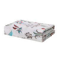 HKM-892755 Soft Bamboo Fiber Baby Gauze Bath Towel - 120x120cm for Infants and Young Children (1-3 Years)