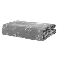 HKM-892755 Soft Bamboo Fiber Baby Gauze Bath Towel - 120x120cm for Infants and Young Children (1-3 Years)