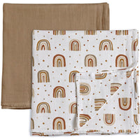 HKM-892755 Soft Bamboo Fiber Baby Gauze Bath Towel - 120x120cm for Infants and Young Children (1-3 Years)