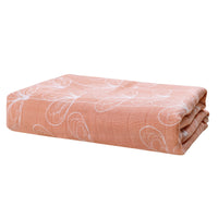 HKM-892755 Soft Bamboo Fiber Baby Gauze Bath Towel - 120x120cm for Infants and Young Children (1-3 Years)