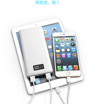 HKM-892819 Mini Slim Charging Case - White & Black, Durable Acrylic and ABS, Compact Design