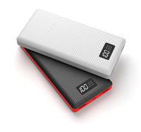 HKM-892819 Mini Slim Charging Case - White & Black, Durable Acrylic and ABS, Compact Design