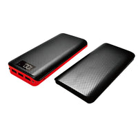 HKM-892819 Mini Slim Charging Case - White & Black, Durable Acrylic and ABS, Compact Design