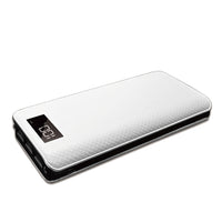 HKM-892819 Mini Slim Charging Case - White & Black, Durable Acrylic and ABS, Compact Design