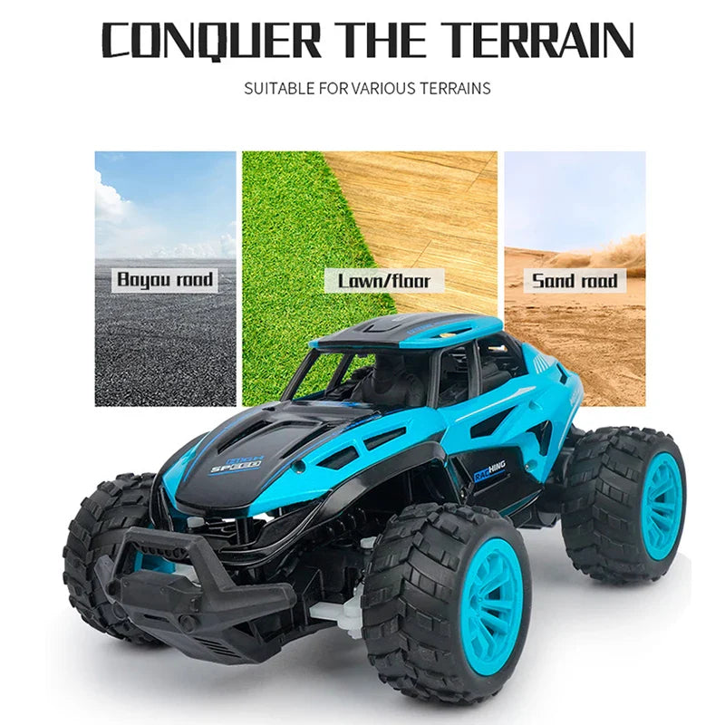 HKM-893011 1:18 Remote Control Off-road Climbing Car Toy for Boys, High Speed Electric Vehicle