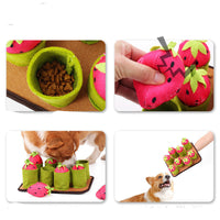 HKM-893075 Strawberry Picking Voice Toy in Light Brown Polyester - 29x21.5x11CM, 350g