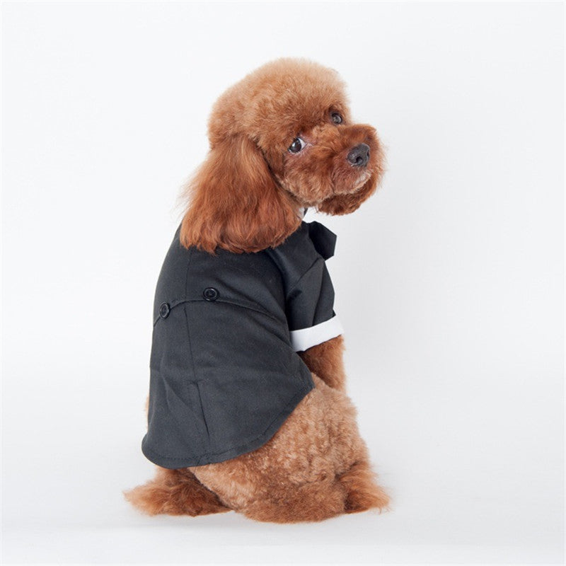 HKM-893203 Cozy Cotton Pet Suit for Golden Retrievers - Satsuma Fall Winter Design